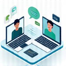 One-on-one online lesson representing Online Live Tutoring